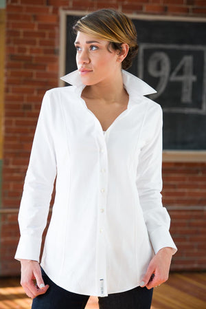 Hattie Slim Shirt in 94 Portland Collection