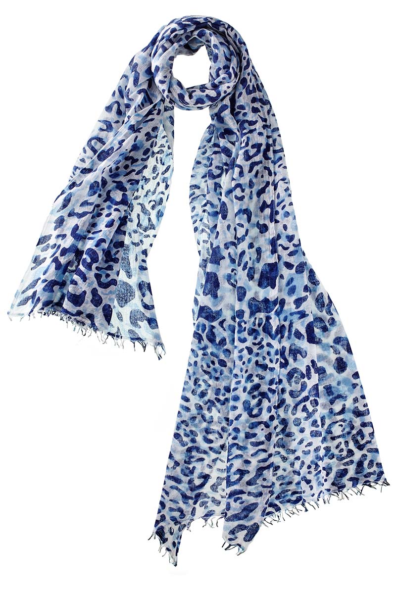 Alpine Cashmere Leopard Scarf