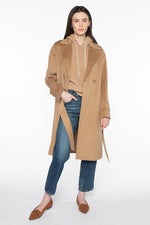 Kinross Notched Collared Belted Coat