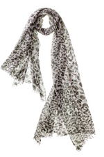 Alpine Cashmere Leopard Scarf