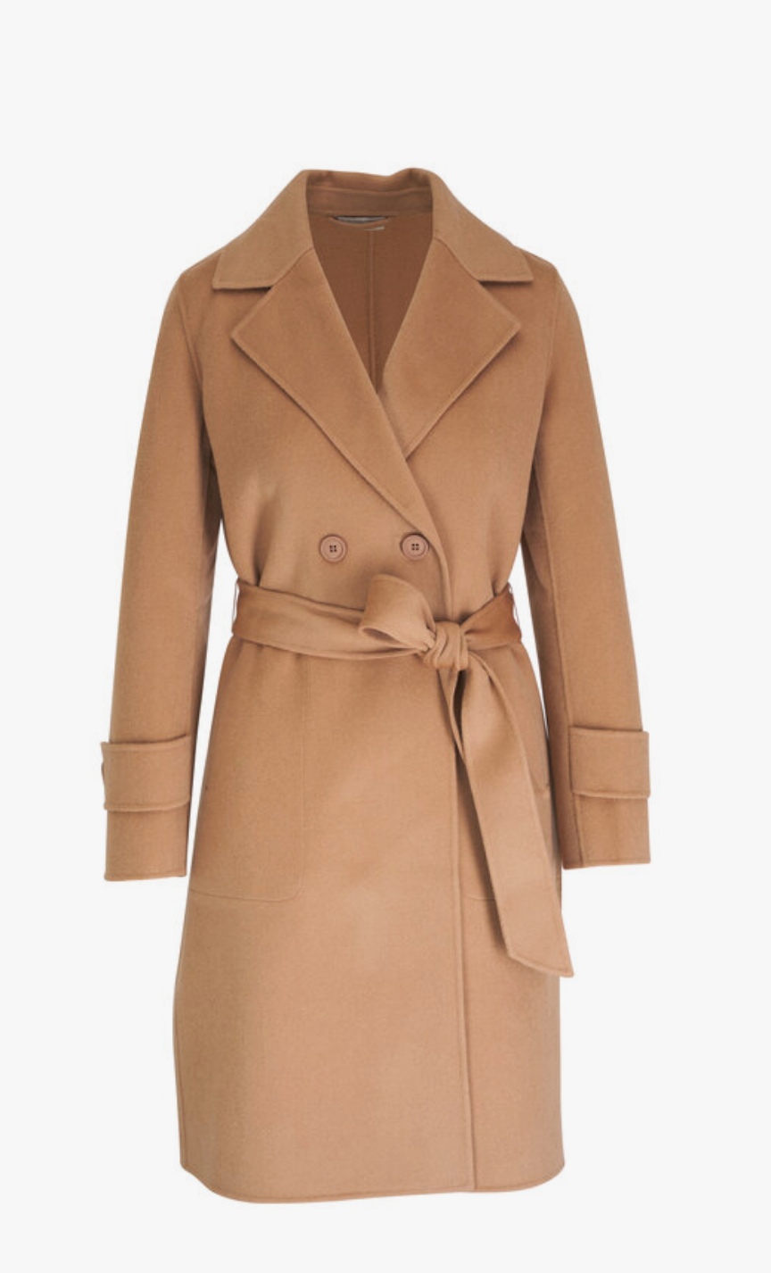 Kinross Notched Collared Belted Coat