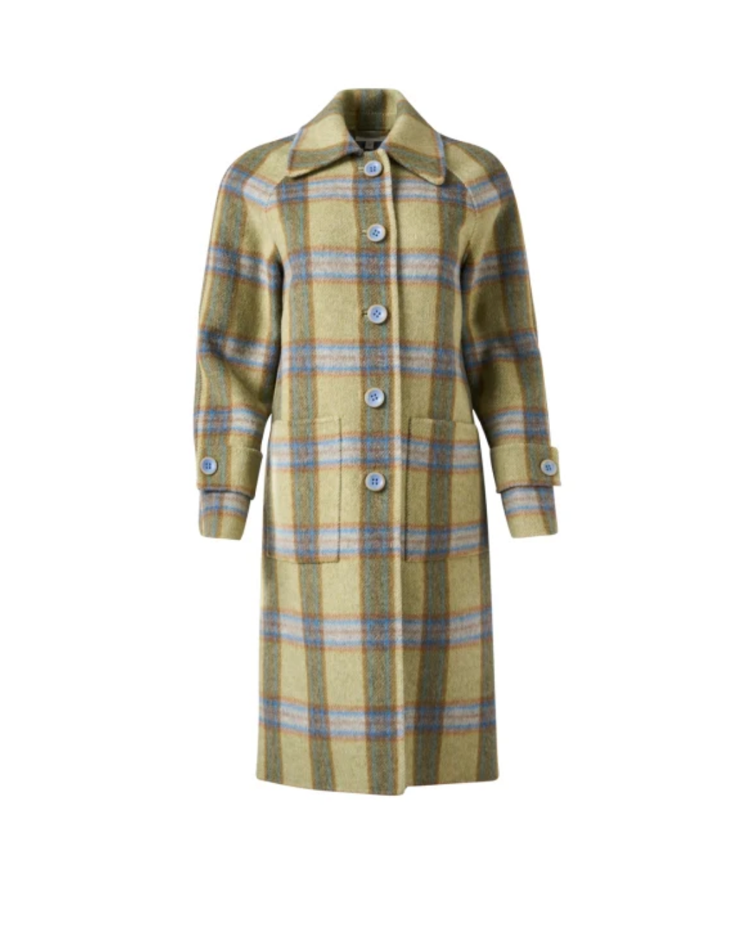 Kinross Moss Plaid Coat