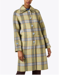 Kinross Moss Plaid Coat